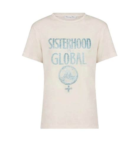 sisterhood global t shirt dior|Dior 'SISTERHOOD IS GLOBAL' T.